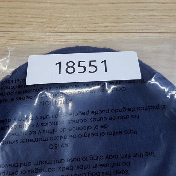 CLUB ROOM Mens Beanie Hat Blue 100% Wool Ribbed Cuffed Stretch Knit Winter - Picture 4 of 4